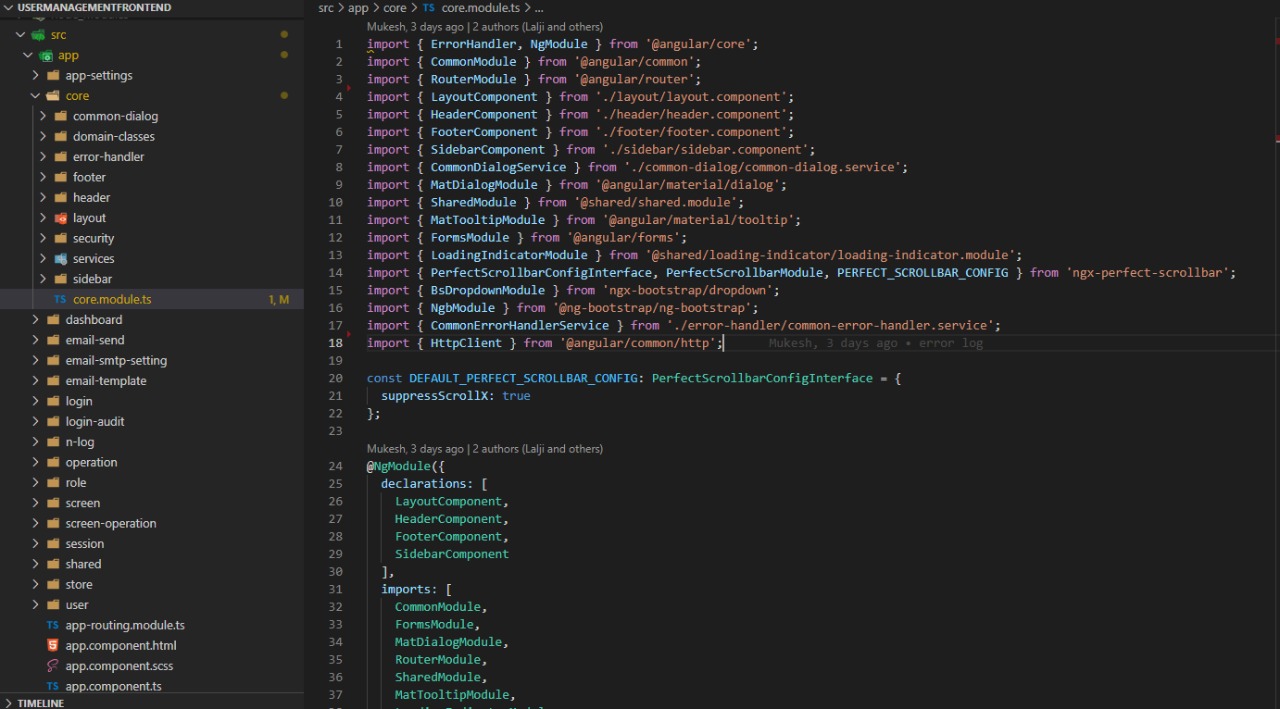 Angular Project Structure